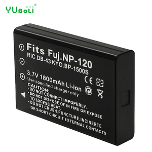 Batería de Cámara de 1800mAh Compatible con Fujifilm NP-120 NP120, Ricoh DB-43 DB43, Kyocera <span class=keywords><strong>Contax</strong></span> BP-1500S BP1500S - Product Image 3