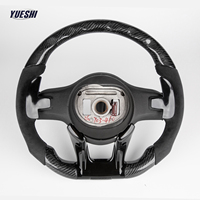 Volant en Suède Noir pour Mercedes-Benz Classe C E S W204 W205 W167 W212 W213 W222 Personnalisé Plug & Play Fibre de Carbone