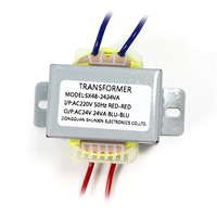 Transformateur d'alimentation AC/AC 24V/10W 24W, entrée 220V, fréquence 50HZ, pour l'éclairage de scène, l'équipement audio, monophasé applicable