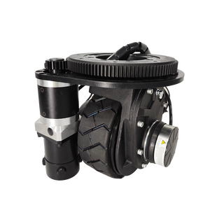 650W एकल ड्राइव पहिया agv पहिया ड्राइव स्टीयरिंग मोटर के साथ रबर टायर - Product Image 3
