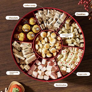 Wholesale Stackable Snackle Box <b>Container</b> Divided <b>Snack</b> Serving Tray with Lid for Home Kitchen Party Travel Picnic - Product Image 3