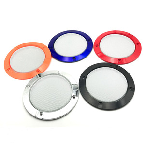 Perforado rojo de plástico de la cubierta del altavoz 3 "rejilla del altavoz envío gratuito para las muestras - Product Image 1