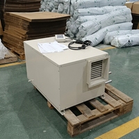 Dehumidifier Industri 158L Terpasang di Langit-langit 1200m³/jam Aliran Udara Tugas Berat untuk Pabrik Rumah Kaca Tegangan Khusus