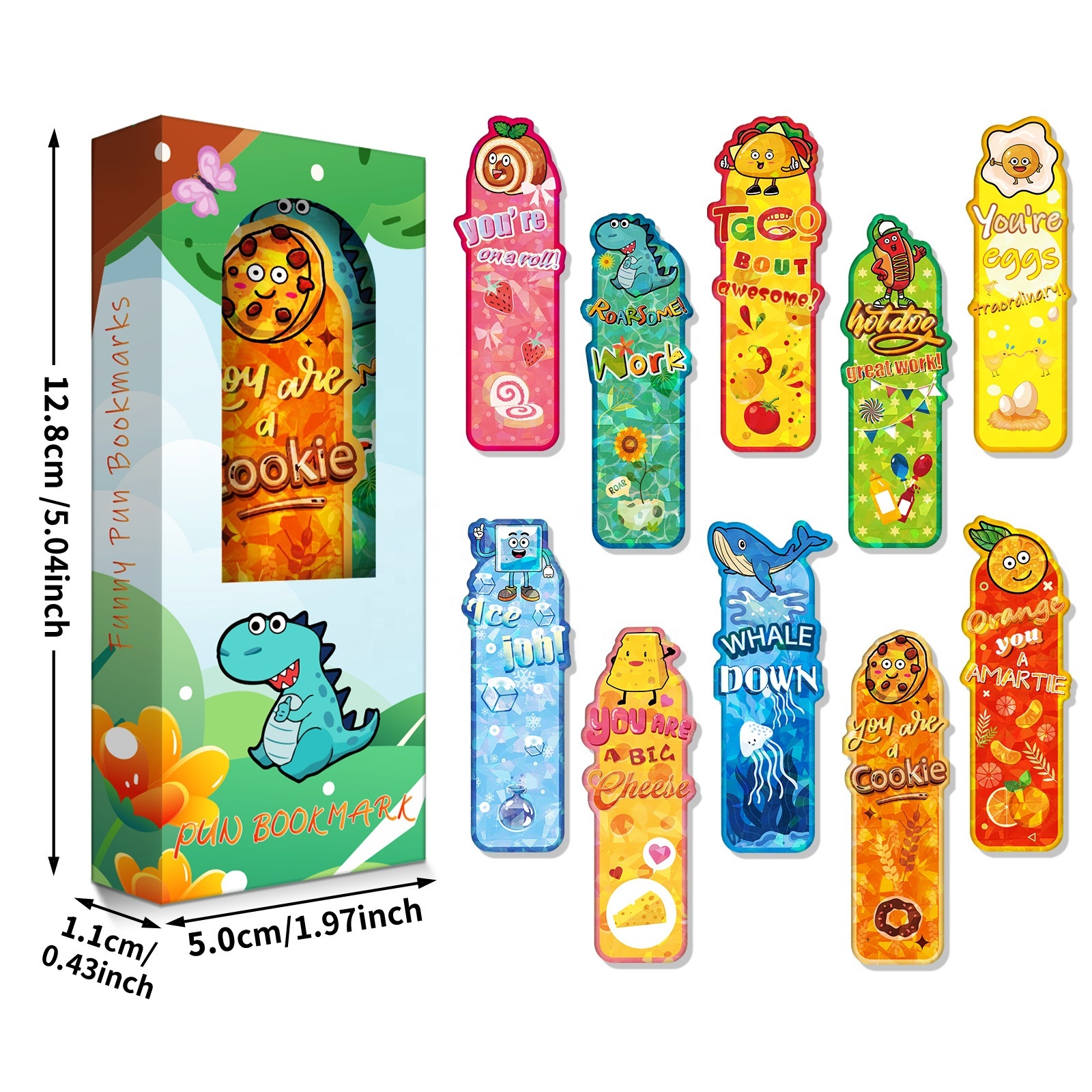 Brainbox Candy Magnetisches Lesezeichen Flat C – Lustig & Frech, 45x105 Mm, Perfekt Als Buchgeschenk