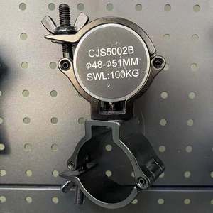 Tube 48-51mm charge 100kg pince de tuyau crochet en treillis en aluminium éclairage de scène crochet de serrage en treillis Mini 360 pivotant 5002 - Product Image 2