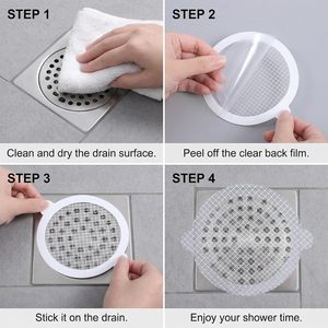 Commercial Disposable Drain Filter Stickers,Self-Adhesive Hair&Debris <b>Catcher</b> for Hotels,Apartments,Salons & OEM/ODM Bulk Supply - Product Image 4