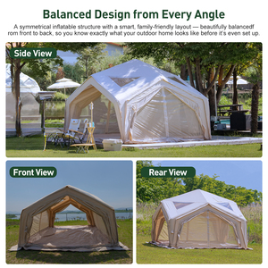 Tente gonflable <span class=keywords><strong>d</strong></span>'extérieur Coody Hub Station Air - Beige, 4 saisons, 3-5 personnes, camping, voyage, <span class=keywords><strong>prix</strong></span> <span class=keywords><strong>d</strong></span>'usine - Product Image 2