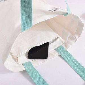 Wholesale Custom Large Capacity Canvas Beach <b>Tote</b> Bag Cotton Handle Personalized Logo for Women for Fans Party Event Business - Product Image 3