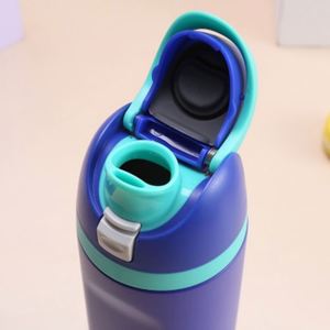 ขวดผลไม้สแตนเลส 304 เก็บความเย็นแบบพกพา พร้อมฝาปิดแบบเด้ง - Product Image 5