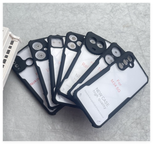 Chống sốc Blade TPU PC trường hợp đối với OnePlus NORD 2t CE2 Lite 2 CE 10R ACE 5g 10t 10 Pro 9R 9rt 7t 9 8t 8 Pro rõ ràng điện thoại Cover quay lại - Product Image 4