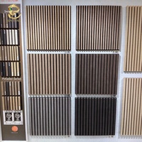 Panneaux acoustiques en mousse MDF écologiques au design moderne, insonorisants, pour décoration murale de bureau, 1.1 NRC