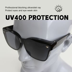 Fuyuanda 2025 biểu tượng tùy chỉnh của nam giới đầy đủ rim vuông kính mát quá khổ rõ ràng UV400 Vàng phân cực thoải mái màu đỏ ngoài trời - Product Image 3