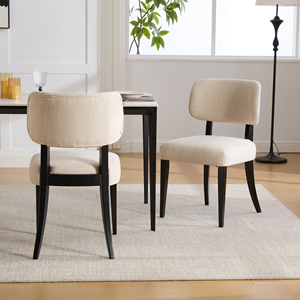 Wooden <b>Dining</b> <b>Chairs</b> <b>Set</b> <b>of</b> <b>2</b> Modern Eco-Friendly Durable Tufted Back Living Room <b>Chair</b> - Product Image 3
