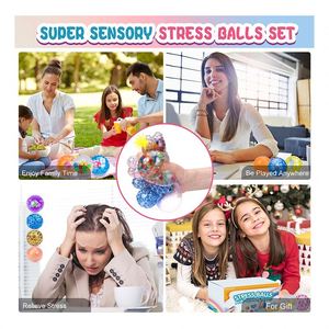 Squishy en mousse de polyuréthane de qualité supérieure pour le jeu sensoriel Soulagement du stress Squishy Ball Pu Mousse Jouets à montée lente Jouets spongieux à colorier - Product Image 4