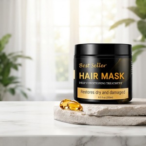 Mascarilla Capilar de Colágeno con Queratina Orgánica de Marca Privada para Reparación Intensiva y Suavizante del Cabello Dañado y Seco - Product Image 6