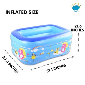 <span class=keywords><strong>Piscina</strong></span> inflable al aire libre de PVC al por mayor de fábrica para niños Accesorios de impresión de logotipo personalizables en tamaños XL XXL - Product Image 3