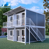 Maison Mobile Conteneur de Luxe Design Moderne Casas Prefabricadas Villas Modulaires Petites Maisons Conteneurs Préfabriqués
