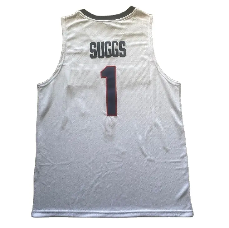 Dropship Hot Jalen Suggs White Stitched Plain White and Green Basketball Jersey