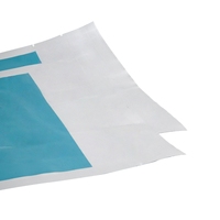 Sachet en aluminium laminé thermoscellé à trois côtés avec logo personnalisé imprimé pour l'emballage de produits en poudre