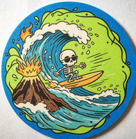 Tapis antidérapant personnalisé RS pour platine vinyle, en feutre rond, vierge pour sublimation, vente chaude