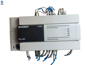 Controlador Lógico Programable PLC FX3U-48MR/ES-A, Módulo de Control de Automatización Industrial, Módulo de E/S Digital, Salida de Relé, Alimentación CA - Product Image 1
