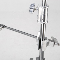 Pince de serrage robuste en aluminium de 420 mm pour photographie avec goujon bébé 5/8'' et douille récepteur hexagonale pour éclairage vidéo de studio
