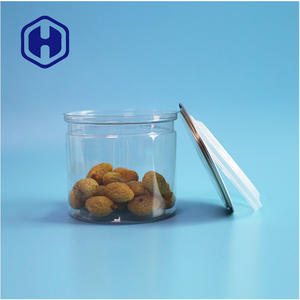 401 #   Boîtes cylindriques durables, étanches, sans BPA, en PET pour l'emballage de collations, d'épices, de noix, de bonbons, de salades et d'aliments - Product Image 6