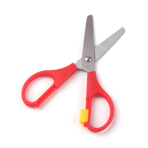 <span class=keywords><strong>Ciseaux</strong></span> de sécurité <span class=keywords><strong>pour</strong></span> enfants en acier inoxydable rouge à pointe arrondie avec règle graduée, <span class=keywords><strong>pour</strong></span> étudiants, travaux manuels, bricolage, modèle rouge - Product Image 4