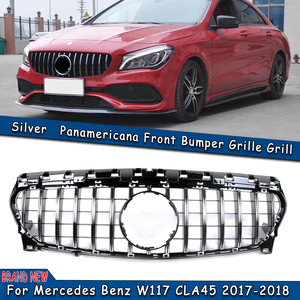 GT R <span class=keywords><strong>Panamericana</strong></span> Grille pour CLA W117 CLA200 CLA250 CLA45 2017-2019 Argent - Product Image 5
