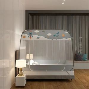 Venta al por mayor cuadrado superior plegable cuadrado decoración de la habitación dosel <span class=keywords><strong>Mongolia</strong></span> yurta en forma de cama mosquitera tienda de campaña - Product Image 2