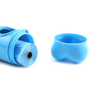 Dispensador de bolsas de excrementos de perro, soporte de bolsas de caca de perro con clip - Product Image 4