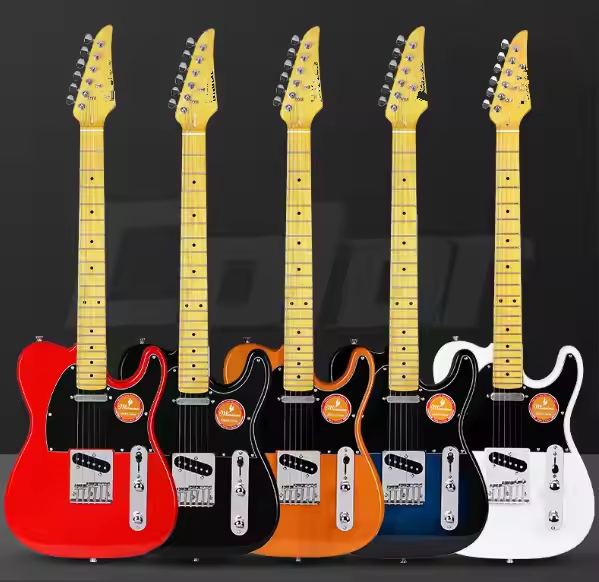 OEM Custom 39-Inch Full Size TL Model Electric Guitar with 6 Strings Basswood Back/Side