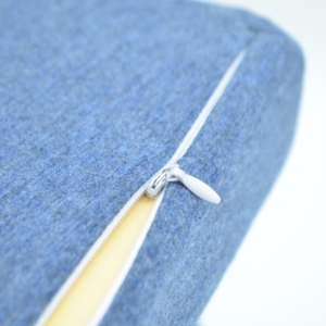 Customizable Blue Memory Foam <strong>U</strong>-Shape Rectangle <strong>Pillow</strong> New Removable Living Room Airplane Knee Leg Support for Hotel Use - Product Image 3