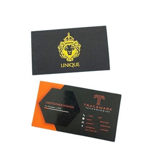 Nhà Sản Xuất Sang Trọng Thẻ Kinh Doanh Tiêu Chuẩn Sáng Tạo Kích Thước Trên Tráng Bông Giấy Với Logo Của Bạn Dập Nổi Hot Stamping Thấp Moq - Product Image 6