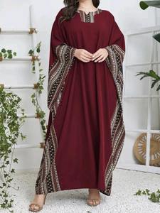 Robes Musulmanes Ethniques en Gros 2026 : Designs Imprimés Abaya pour Femmes - Product Image 6