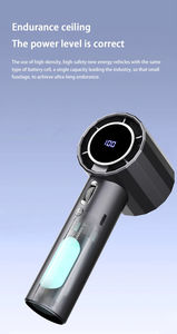 Mini ventilador Turbo portátil de mano con lectura de pantalla un regalo <span class=keywords><strong>para</strong></span> niños <span class=keywords><strong>novia</strong></span> ventilador recargable USB uso al aire libre - Product Image 4