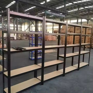 NINGSHUO Étagères en Métal Légères de 150cm pour Garage 4 à 5 Niveaux avec Panneau Métallique - Product Image 5