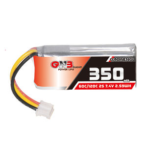 GNB 2S RC Lipo电池7.4V 350毫安时60C/120C石墨烯电池，带XT30 PH2.0插头，适用于FPV无人机四轴直升机飞机 - Product Image 4