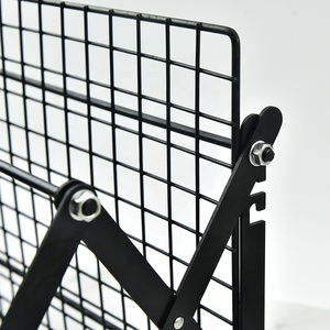 Scaffale portatile all'ingrosso del ferro battuto del campeggio all'aperto della cremagliera di cibo del Picnic tavolo pieghevole - Product Image 6