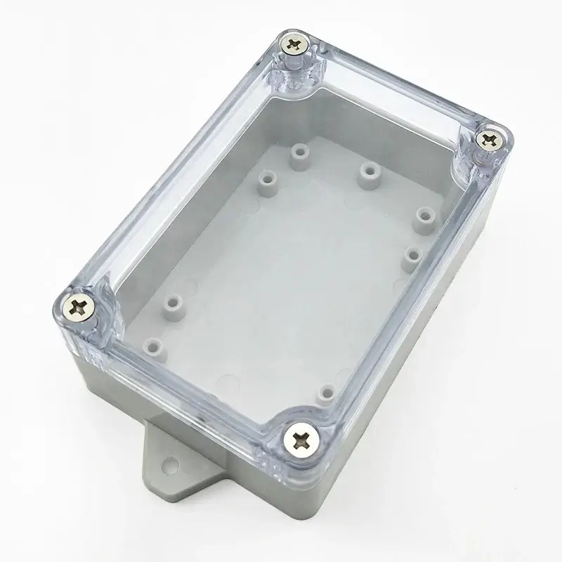 Kotak sambungan plastik kandang tahan air 100*68*40 penutup transparan elektronik kotak proyek listrik wadah instrumen penutup