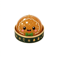Boîte mystère de Noël Squishy en forme de boulette, cadeau fantaisie anti-stress, article de fête et objet de collection pour les fêtes