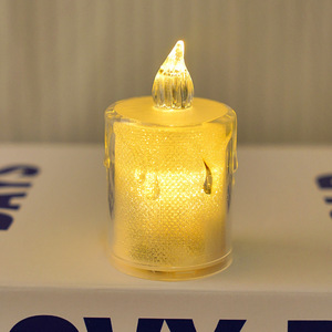 Exquisitas velas LED de simulación, lámparas de vela falsas seguras que funcionan con pilas para decoración de ambiente romántico en bodas y fiestas - Product Image 3