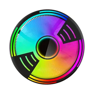 Lovingcool yeni varış UFO tasarım bilgisayar CPU radyatör fanı renk LED PC işlemci için RGB CPU HAVA SOĞUTUCU Fan değiştirme