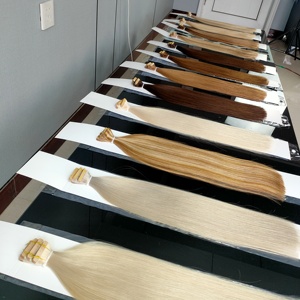 เทปต่อผมแบบไร้รอยต่อ 100% ผมแท้รัสเซีย ตรง สีธรรมชาติ สำหรับผู้หญิง ขายส่ง - Product Image 2
