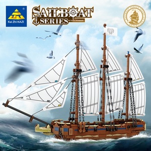 <span class=keywords><strong>Maquette</strong></span> de Yacht Royal Kai Zhi : Bateau de Collection, Décoration d'Intérieur, Jouet Éducatif en Blocs de Construction en Plastique ABS, Cadeau Mécanique - Product Image 2