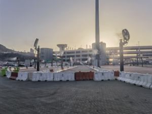 מחיר המפעל 1 מ 'רסס קיר טבעת ערפול מערכת עם הגנה 21000 מנוע ip66 m/h אוויר אוהדים - Product Image 2