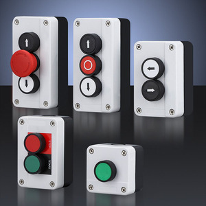 Nút chuyển đổi hộp điều khiển điện không thấm nước ABS 2NO 10A <span class=keywords><strong>230V</strong></span> dừng khẩn cấp bắt đầu chỉ số ánh sáng tự khóa tự đặt lại - Product Image 6