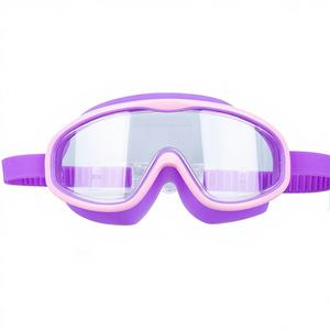 Myopia Swimming Goggles <b>Large</b> <b>Frame</b> Silicone Anti-Fog Waterproof PC Lenses Unisex Swimming Goggles for Adults & Children - Product Image 1