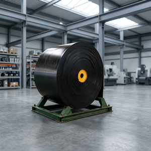 Rouleau de courroie transporteuse en acier noir avec âme jaune résistant à la chaleur pour usage industriel en usine, qualité industrielle durable - Product Image 4