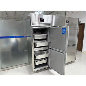Freezer verticale a temperatura singola commerciale raffreddamento diretto <span class=keywords><strong>4</strong></span> <span class=keywords><strong>cassetti</strong></span> in acciaio inox controllo digitale sbrinamento automatico CE - Product Image 4